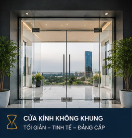 cửa kính không khung cường lực tây thạnh