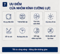 ưu nhược điểm cửa nhôm kính cường lực tại Tân Bình